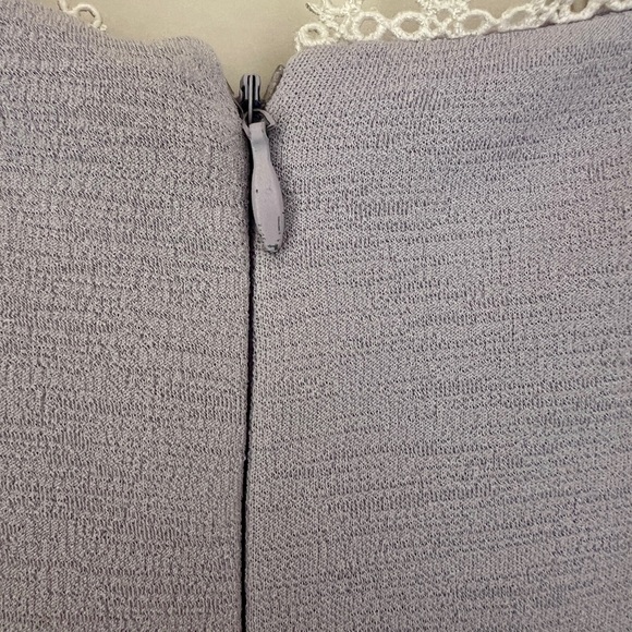 Nanette Lepore sleeveless dress in Lilac and white eyelet trim - EUC - Size 6 - Picture 8 of 11
